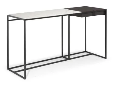 FIL ROUGE - Rectangular console table with drawers _ Natuzzi Italia